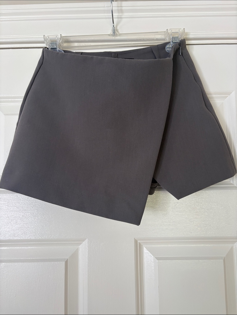 Zara anthracite Gray Asymmetric Skort